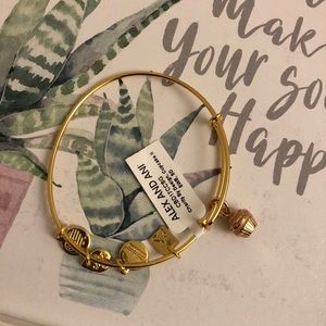 Pink cupcake Alex and Ani bracelet